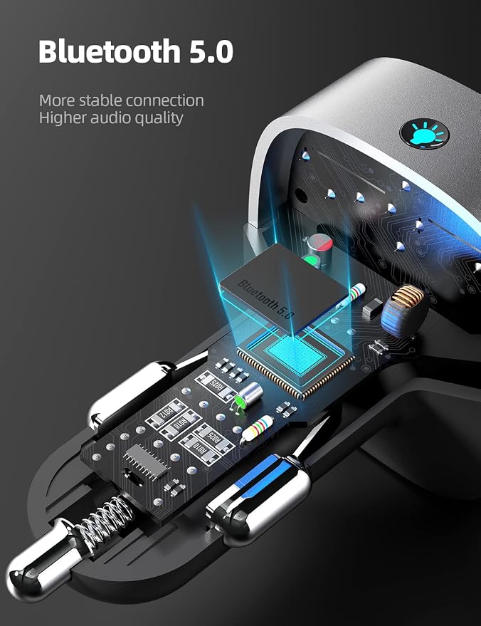 Nulaxy Bluetooth FM Transmitter - Image 6