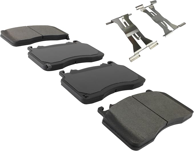 Premium Semi-Metallic Front Brake Pads Compatible - Image 2