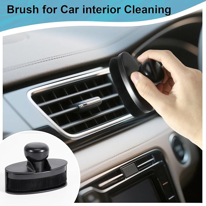 UNIMEIX Tire Shine Applicator Brush Large Vegan Oval Tire Shine Brush - Image 7