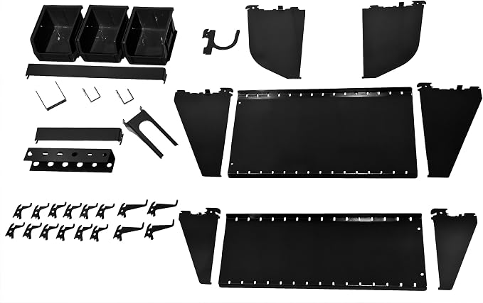 Pegboard Organizer Wall Control Metal Pegboard Tool Storage Kit - Image 5