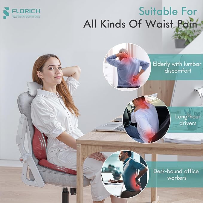 FLORICH Car Seat Cushion and Lumbar Support Pillow - Image 5