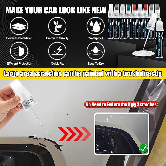 Car Touch Up Paint) for Chrysler, Car Paint Scratch Repair Kit, Quick & Easy - Image 4