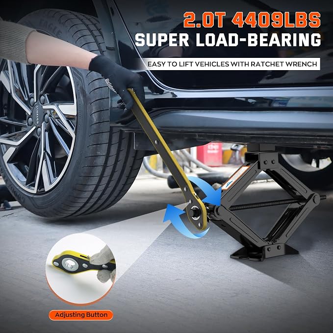 New Version Car Jack Kit Scissor Jack - Image 4