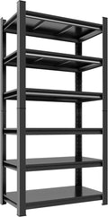 Adjustable 6-Tier Garage Shelving, Heavy Duty Steel Storage Rack, High Load by Notmise