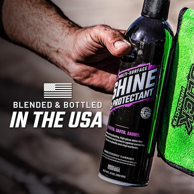 Slick Products Shine & Protectant, Long-Lasting High-Gloss Clear Coat Spray - Image 9