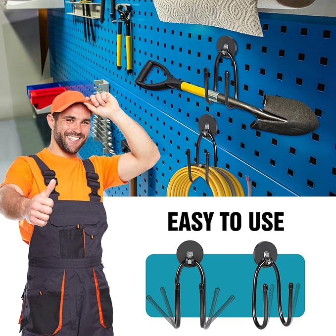Strong Magnetic Hooks, Heavy Duty Storage Straps Tool Organizer - Image 6