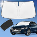 Sun Shade Sunshade for Hyundai Elantra Windshield Cover, 4-Layer Front Window by ZOIBVCARSUNSHADE