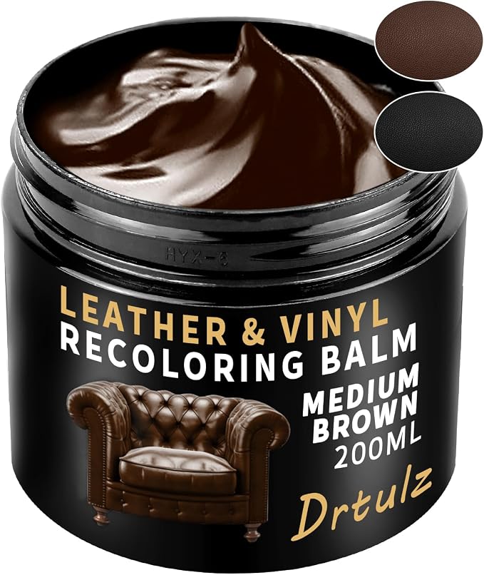 Leather Recoloring Balm, Leather Color Restorer Conditioner, Leather Restorer by drtulz