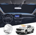 T TGBROS Windshield Sun Shade for Ford Maverick 2022-2025 Front Window Sun by TTGBROS