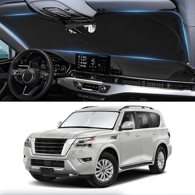 Custom Fit Armada Windshield Sunshade by INSAUTO