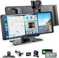 10.26" HD Wireless Car Stereo for Carplay & Android Auto, Portable Touch Screen by Veralady