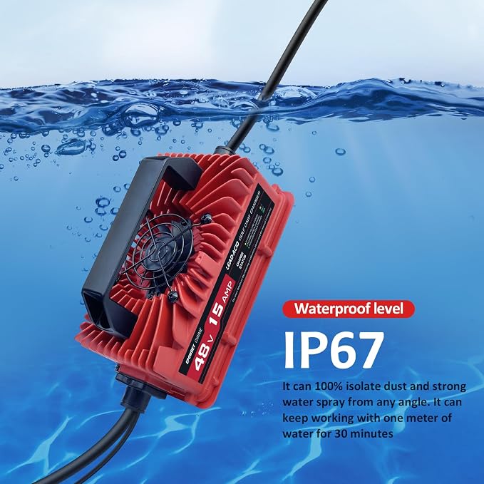 15 Amp 48 Volt Golf Cart Battery Charger - Image 4