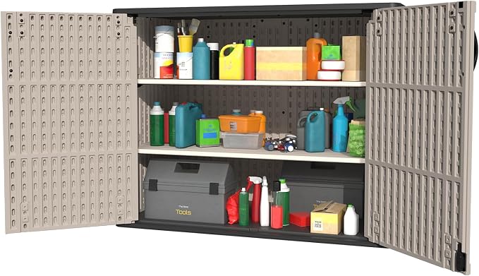 Patiowell 26 cu.ft Plastic Outdoor Storage Shed, Lockable Waterproof Resin - Image 7