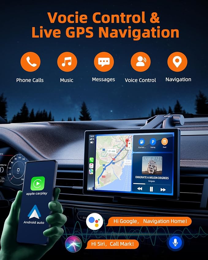Portable Wireless Carplay Screen - Image 5