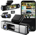 3K 4 Channel Dash Cam, 560° All-Sides View, Front and Rear Inside Car Camera by BOTSLAB