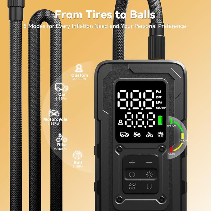 Tire Inflator Portable Air Compressor - Image 5