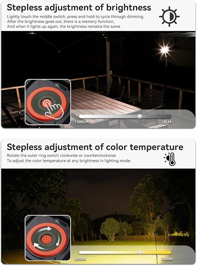 SUNREI 1300LM LED Magnetic Work Light - Image 2