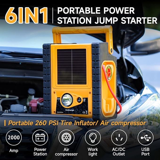 6-in-1 Car Battery Jump Starter - Image 2