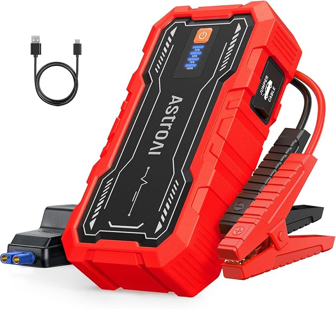 AstroAI S8 Pro Car Battery Jump Starter, 3000A Peak Jump Starter Battery Pack by AstroAI