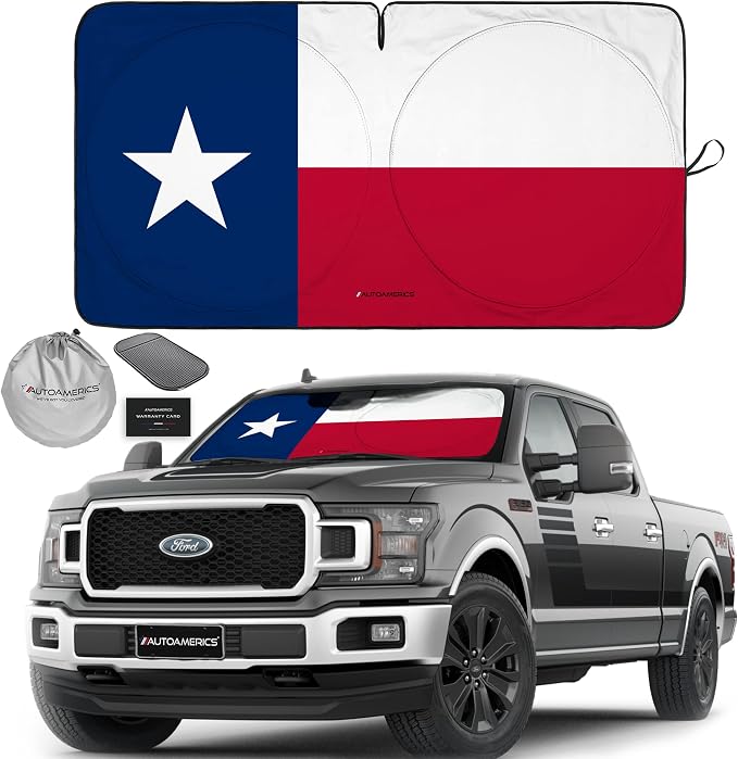 Autoamerics Truck Windshield Sun Shade by AutoamericsUS