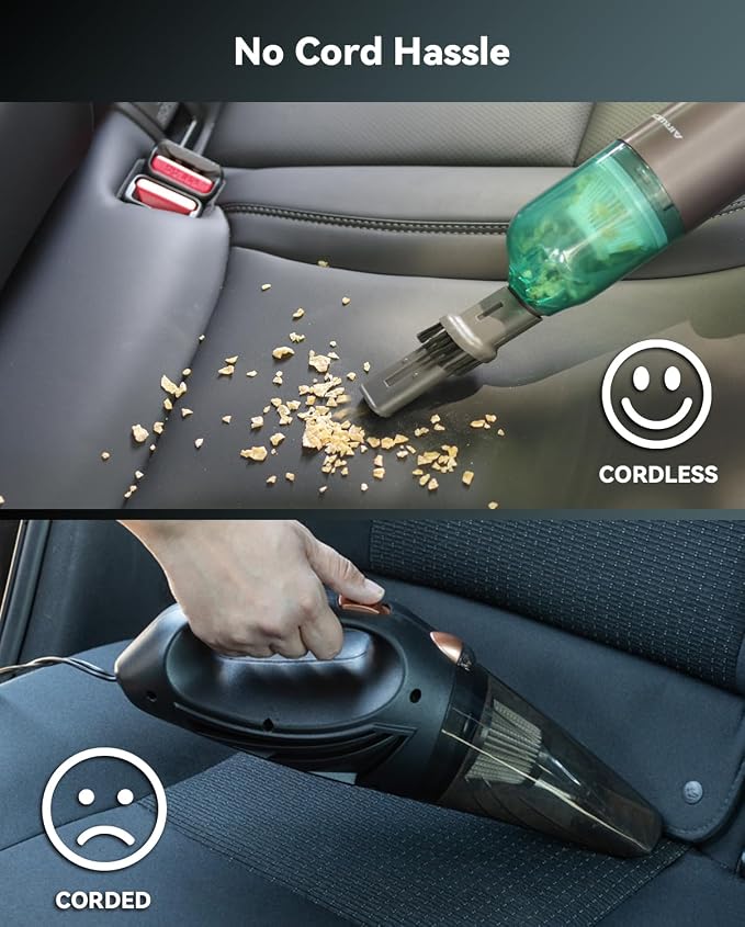 Cordless Handheld Vacuum, 13000Pa High Power Car Vacuum - Image 7