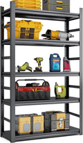TOPKEY Metal Storage Shelf Garage Storage Shelves, Heavy Duty 5-Tier Utility by Topkey