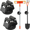 MUTUACTOR Magnetic Broom Holder Heavy Duty, 12lbs Magnetic Mount Broom and Mop by MUTUACTOR