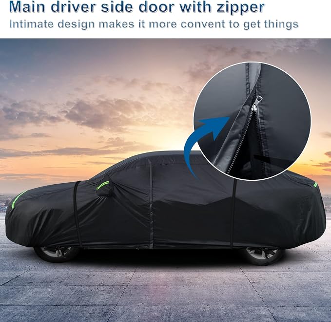 Outdoor Car Cover for Porsche Panamera 2014-2025 Waterproof All Weather Heavy - Image 5