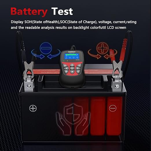 BT900 Car-Battery-Tester 6V 8V 12V, Automotive 100-2000CCA Battery-Load-Tester - Image 6