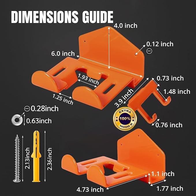 Weed Eater Hanger with Extra Hook - Image 5