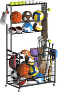 smusei Sports Equipment Organizer Garage Basketball Ball Holder by smusei