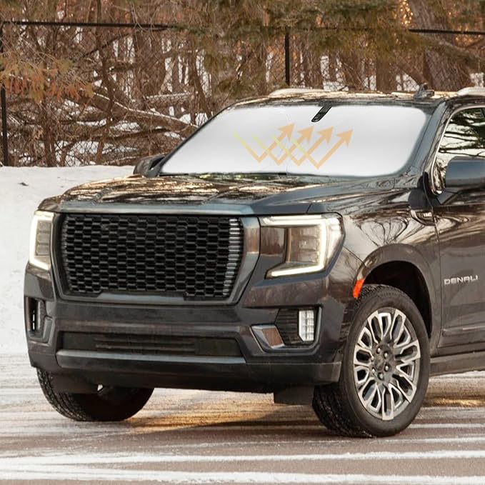 Sunshade Windshield Sun Shade for 2021 2022 2023 2024 2025 GMC Yukon XL by SLOGENTO