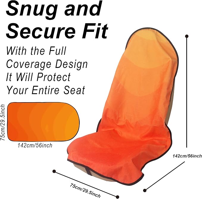 Car Seat Cover Protector Front Seats, - Image 3