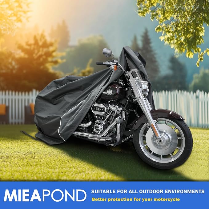 Motorcycle Cover for Cruiser Models Harley Davidson Iron 883, Fat Boy, Softail - Image 6