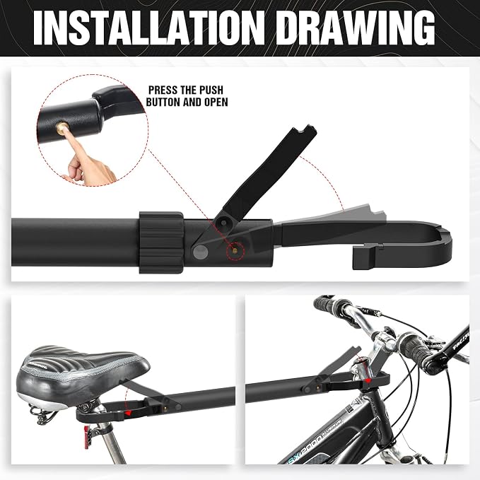 200 LBS Capacity 2 EBike Rack - Image 8