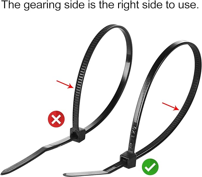200pcs 3/4" 3M Back-Glue Self Adhesive Black Strong Cable Zip Tie Mounts - Image 2