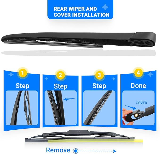 Windshield Wiper Blade Set Replacement - Image 7