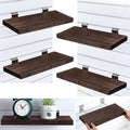 4 Pack Wooden Slatwall Shelf, 16.1" D x 6.7" W x 1.1" H Slatwall Shelves by Landical