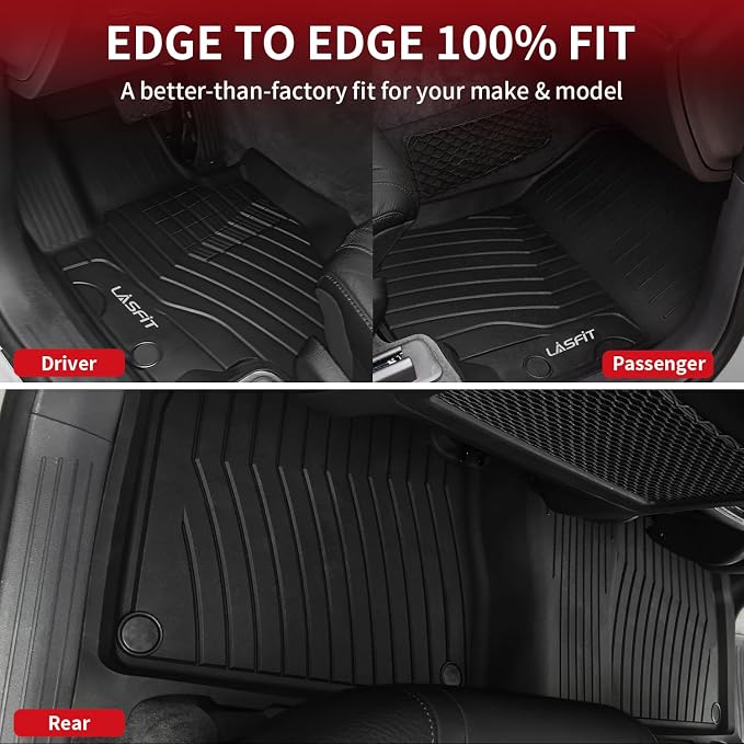 LASFIT Floor Mats for Mercedes Benz GLE SUV 2020-2026 350/450 / 450e / 580/53 - Image 4