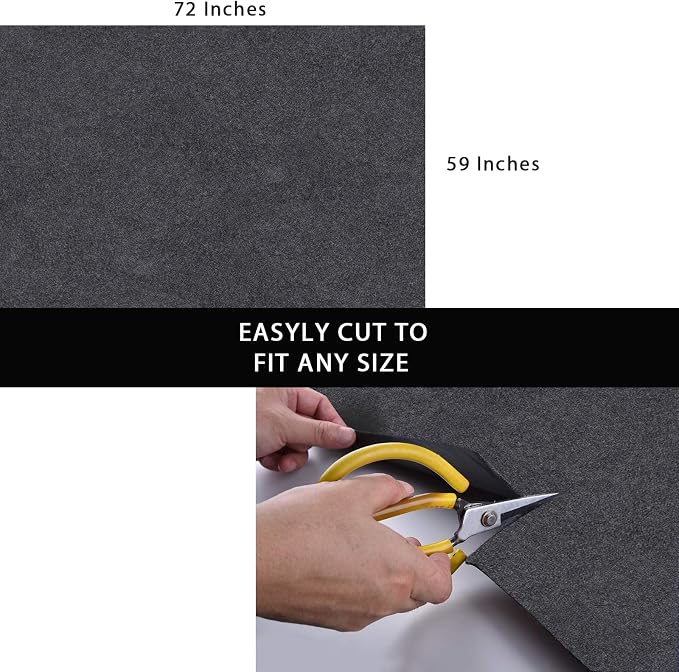 Large Motorcycle Mat Under Car Washable Garage Mats Oil Absorbent Pad Rubber - Image 4