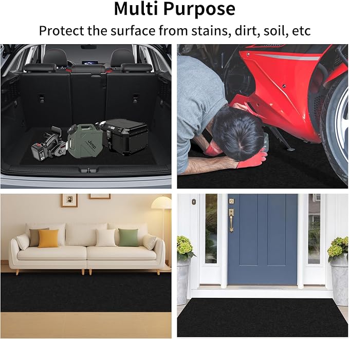 36 * 60IN Oil Spill Mat, Garage Floor Mat, Premium Absorbent Oil Pad, Waterproof - Image 5