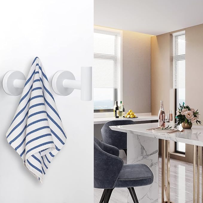NearMoon Bath Towel Hooks- SUS 304 Stainless Steel Robe Hook Holder, Heavy Duty - Image 8