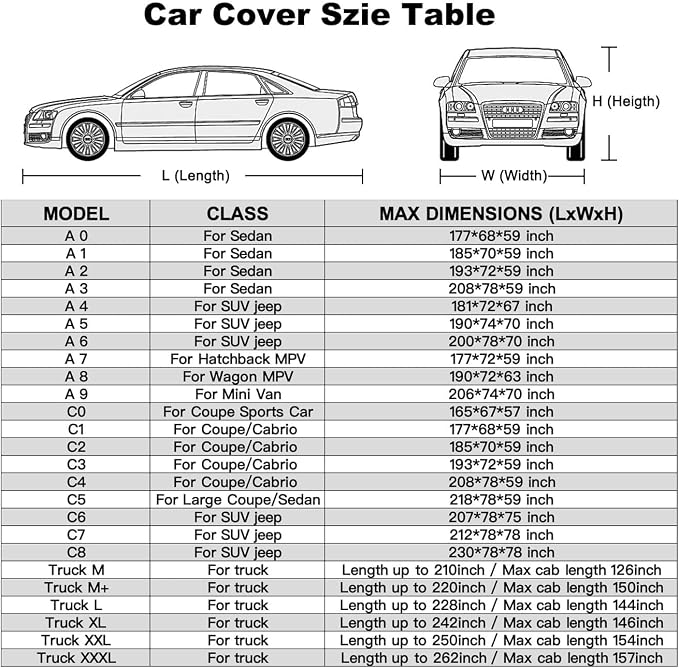 Kayme 6 Layers Car Cover Waterproof All Weather - Image 6