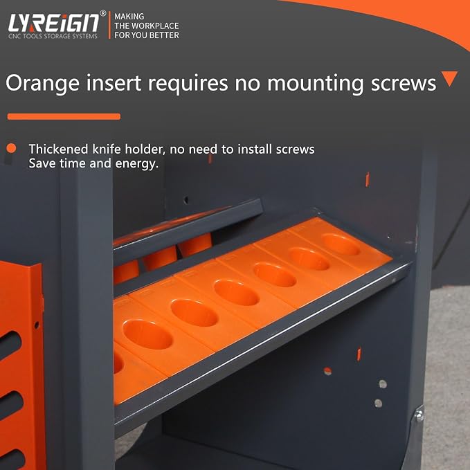 Mobile CNC Tool Storage Cart, CNC Tool Holder Utility Carts - Image 4