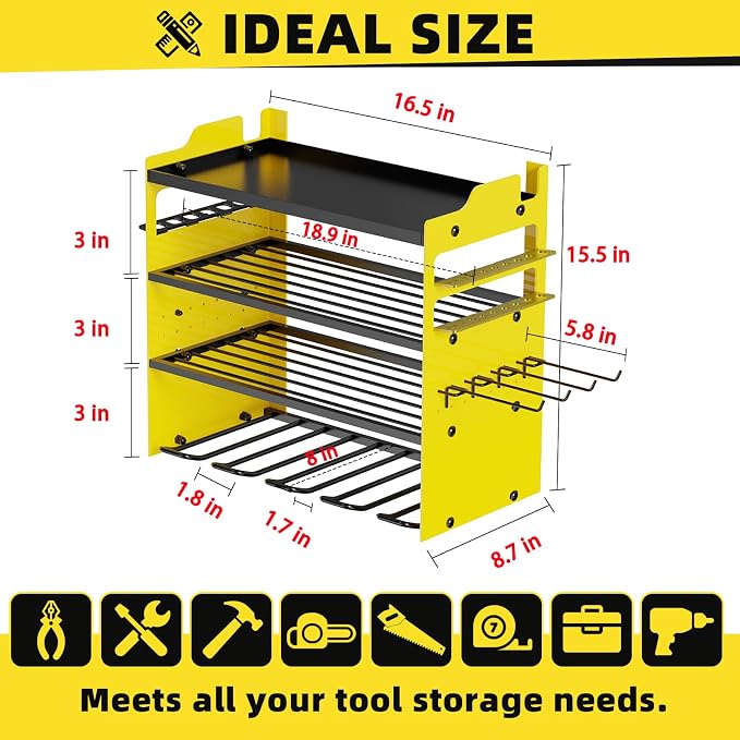 Power Tool Organizer Wall Mount - Image 2