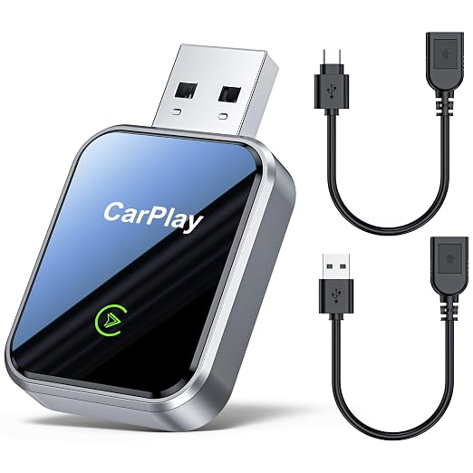 CarPlay Wireless Adapter for iPhone & Android Auto, Plug and Play Mini Size 2 by Unknown