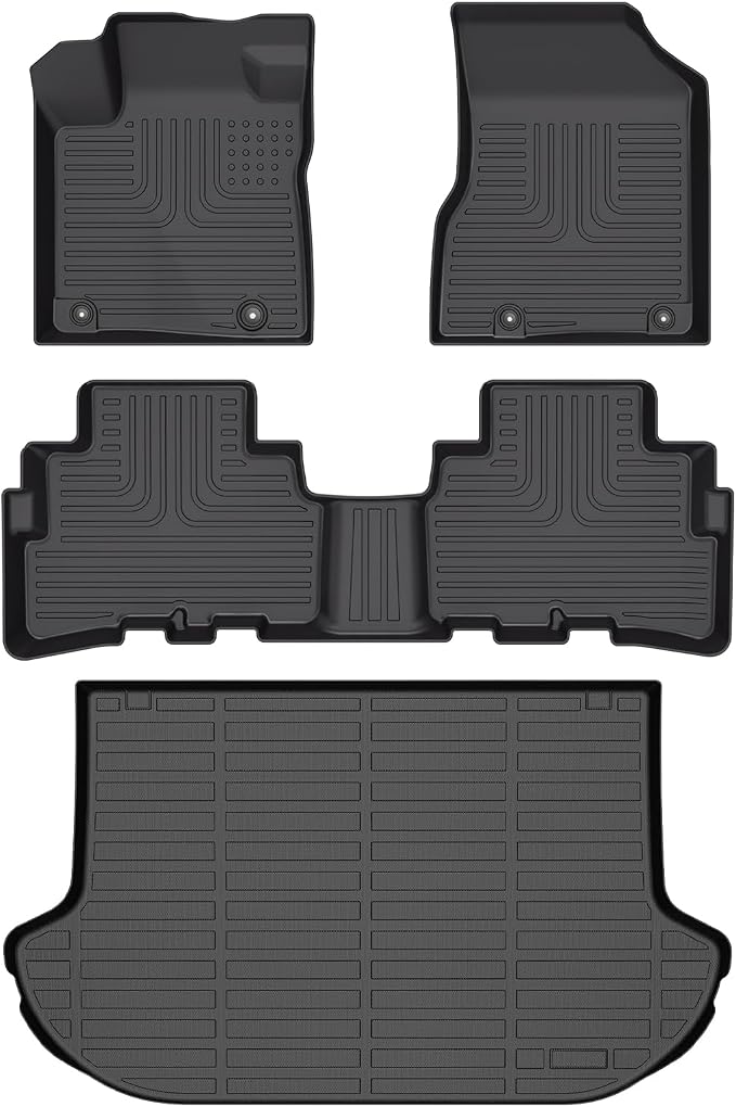 Wayhigh-All Weather Floor Mats and Cargo Mat Set Fit by Wayhigh