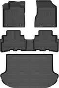 Wayhigh-All Weather Floor Mats and Cargo Mat Set Fit by Wayhigh