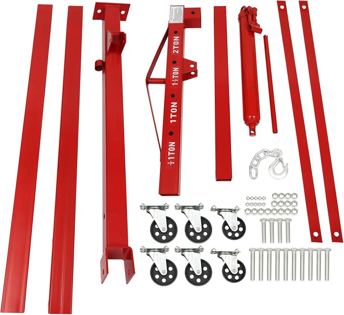 Engine Lift Crane 2 Ton Engine Hoist Heavy Duty Garage Hydraulic Lift Foldable - Image 4
