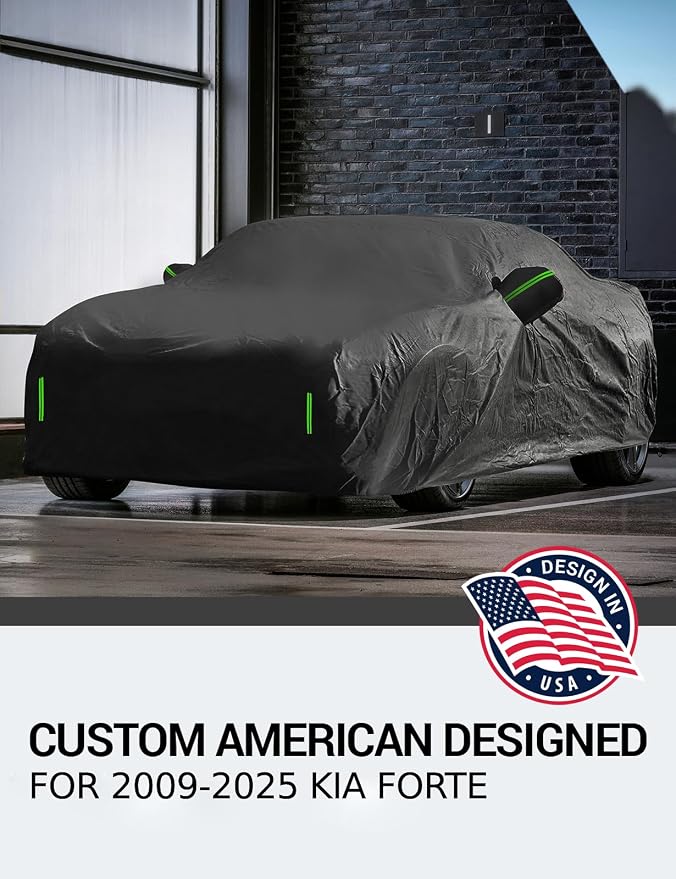 Proadsy 2025 Upgrade Car Cover for 2009-2024 2025 Kia Forte, Waterproof All - Image 2